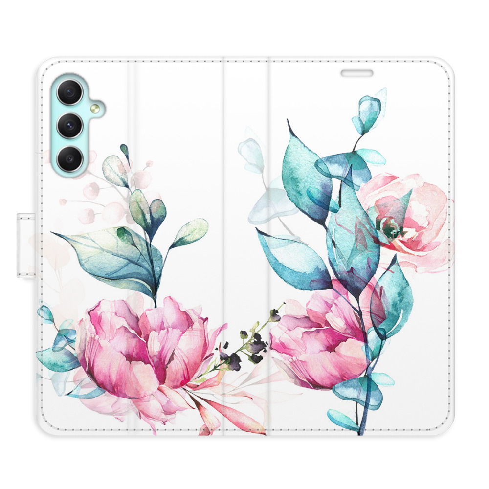 Flipové puzdro iSaprio - Beautiful Flower - Samsung Galaxy A34 5G