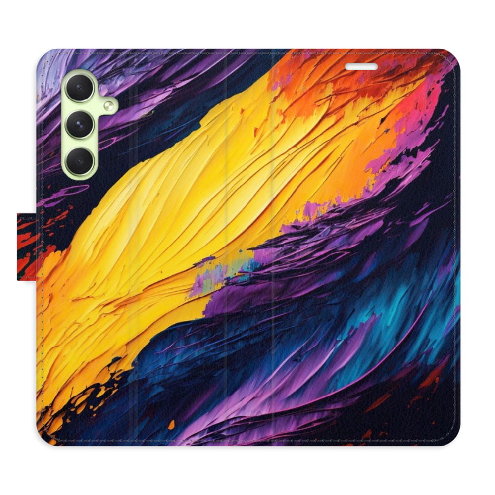 Flipové puzdro iSaprio - Fire Paint - Samsung Galaxy A54 5G