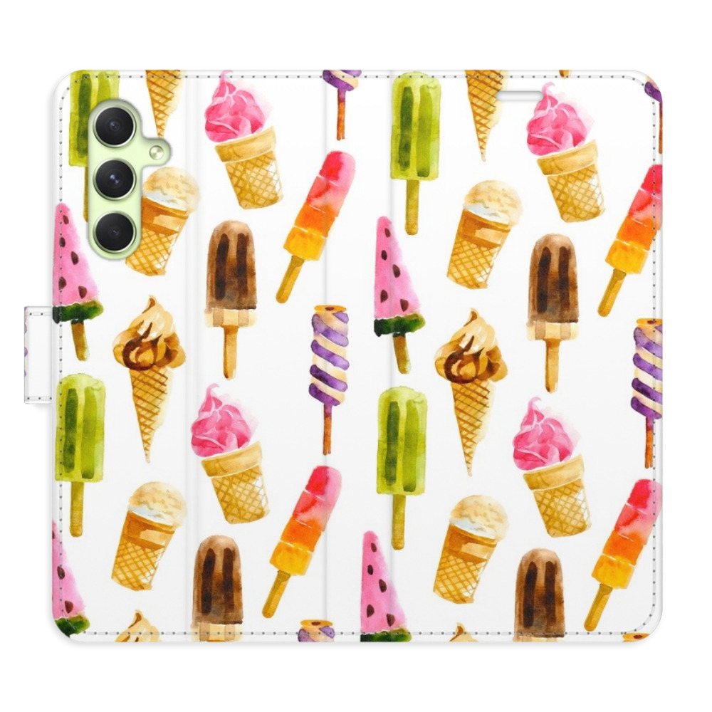 Flipové puzdro iSaprio - Ice Cream Pattern - Samsung Galaxy A54 5G