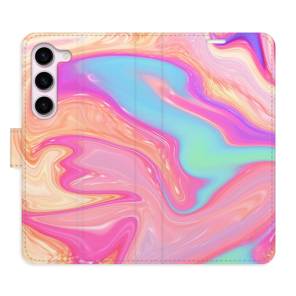 Flipové puzdro iSaprio - Abstract Paint 07 - Samsung Galaxy S23 5G