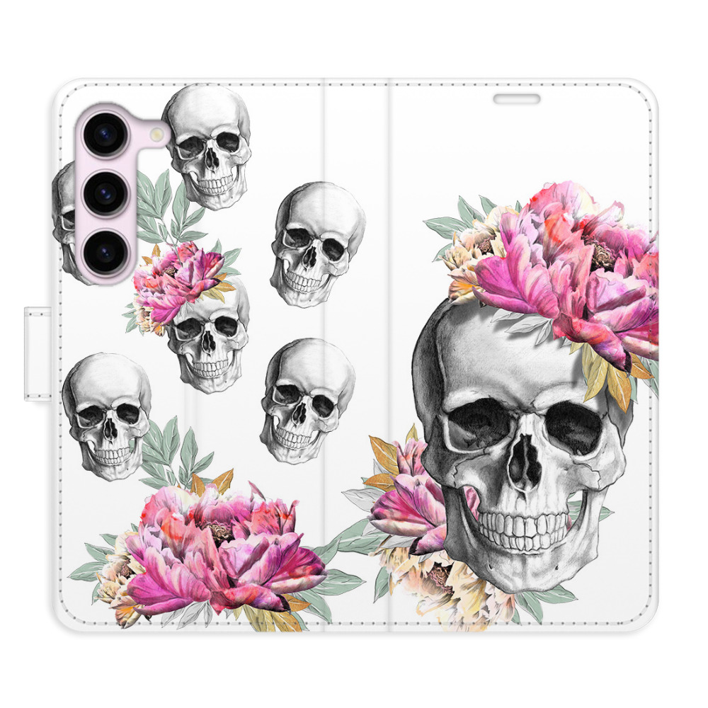 Flipové puzdro iSaprio - Crazy Skull - Samsung Galaxy S23 5G