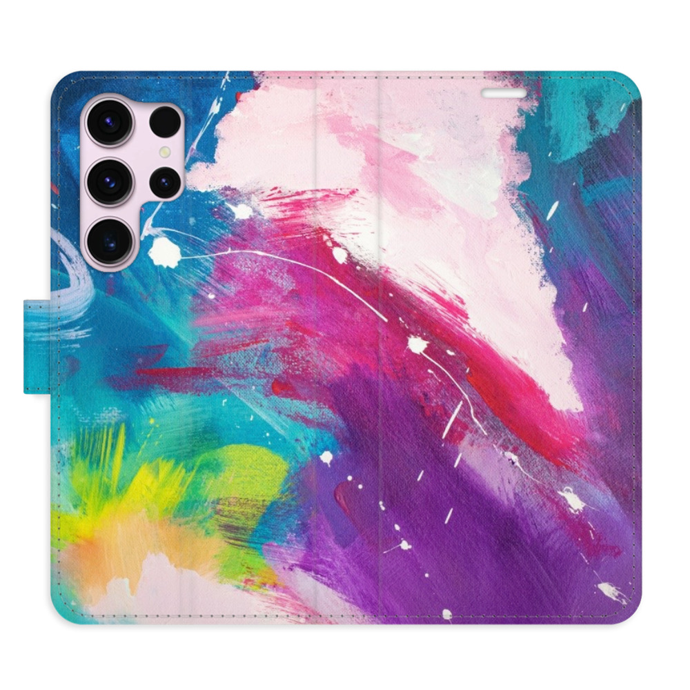E-shop Flipové puzdro iSaprio - Abstract Paint 05 - Samsung Galaxy S23 Ultra