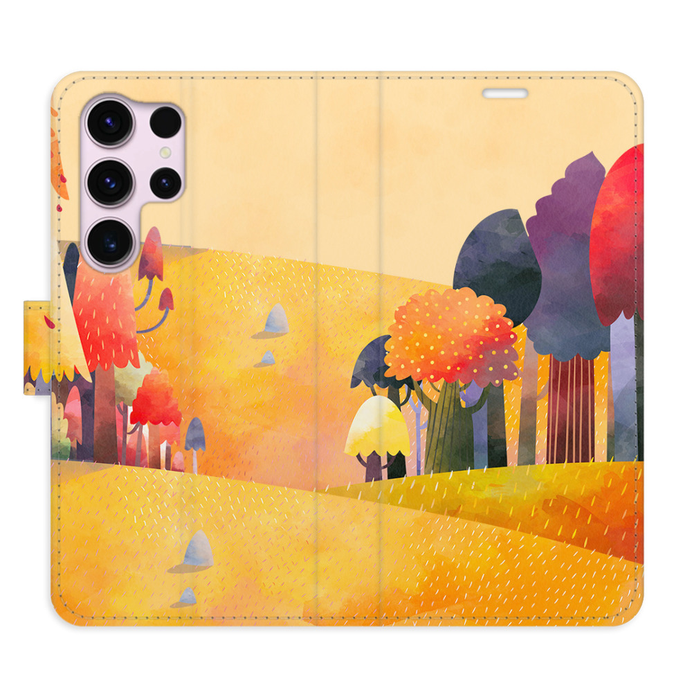 Flipové puzdro iSaprio - Autumn Forest - Samsung Galaxy S23 Ultra