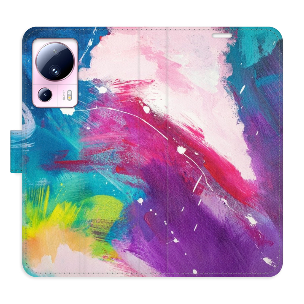 E-shop Flipové puzdro iSaprio - Abstract Paint 05 - Xiaomi 13 Lite