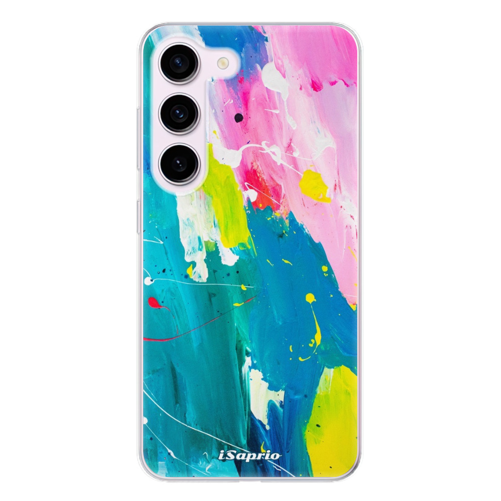 Odolné silikónové puzdro iSaprio - Abstract Paint 04 - Samsung Galaxy S23 5G