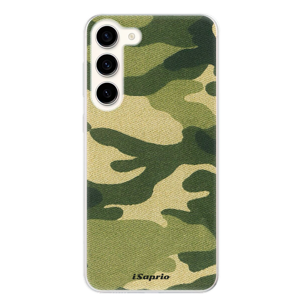 Odolné silikónové puzdro iSaprio - Green Camuflage 01 - Samsung Galaxy S23+ 5G