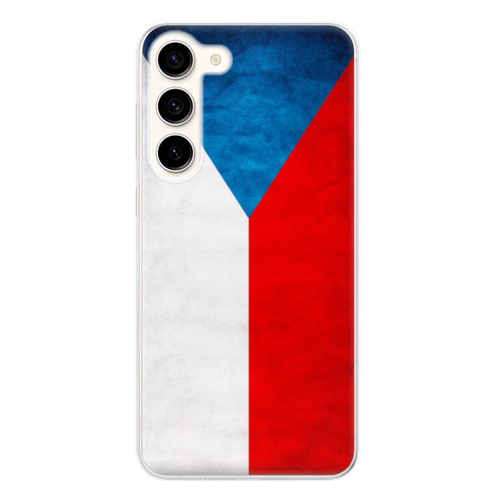 Odolné silikónové puzdro iSaprio - Czech Flag - Samsung Galaxy S23+ 5G