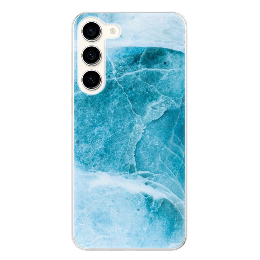 Odolné silikónové puzdro iSaprio - Blue Marble - Samsung Galaxy S23+ 5G