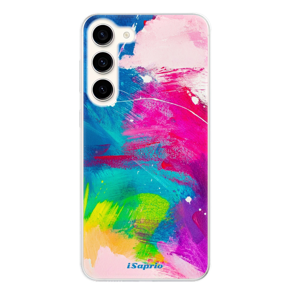 Odolné silikónové puzdro iSaprio - Abstract Paint 03 - Samsung Galaxy S23+ 5G