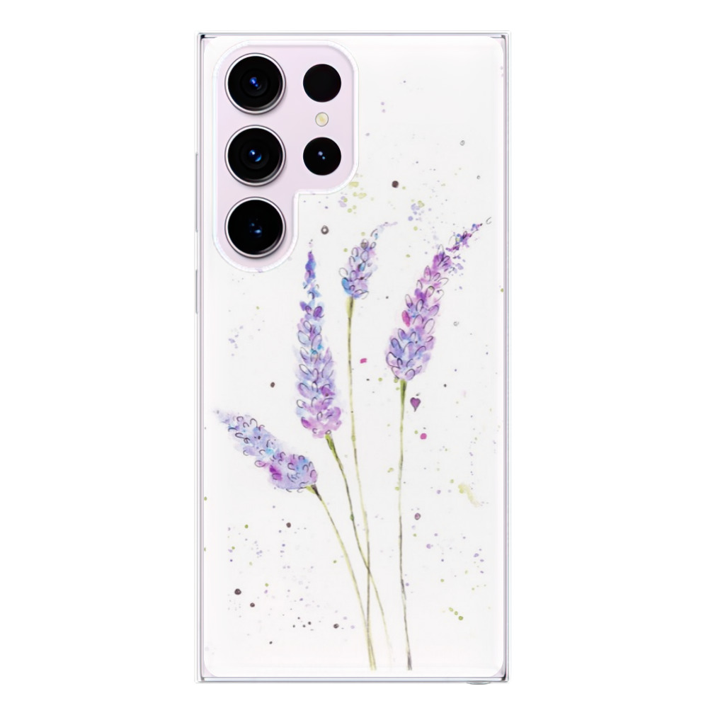 Odolné silikónové puzdro iSaprio - Lavender - Samsung Galaxy S23 Ultra