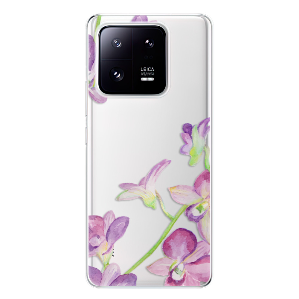 Odolné silikónové puzdro iSaprio - Purple Orchid - Xiaomi 13 Pro