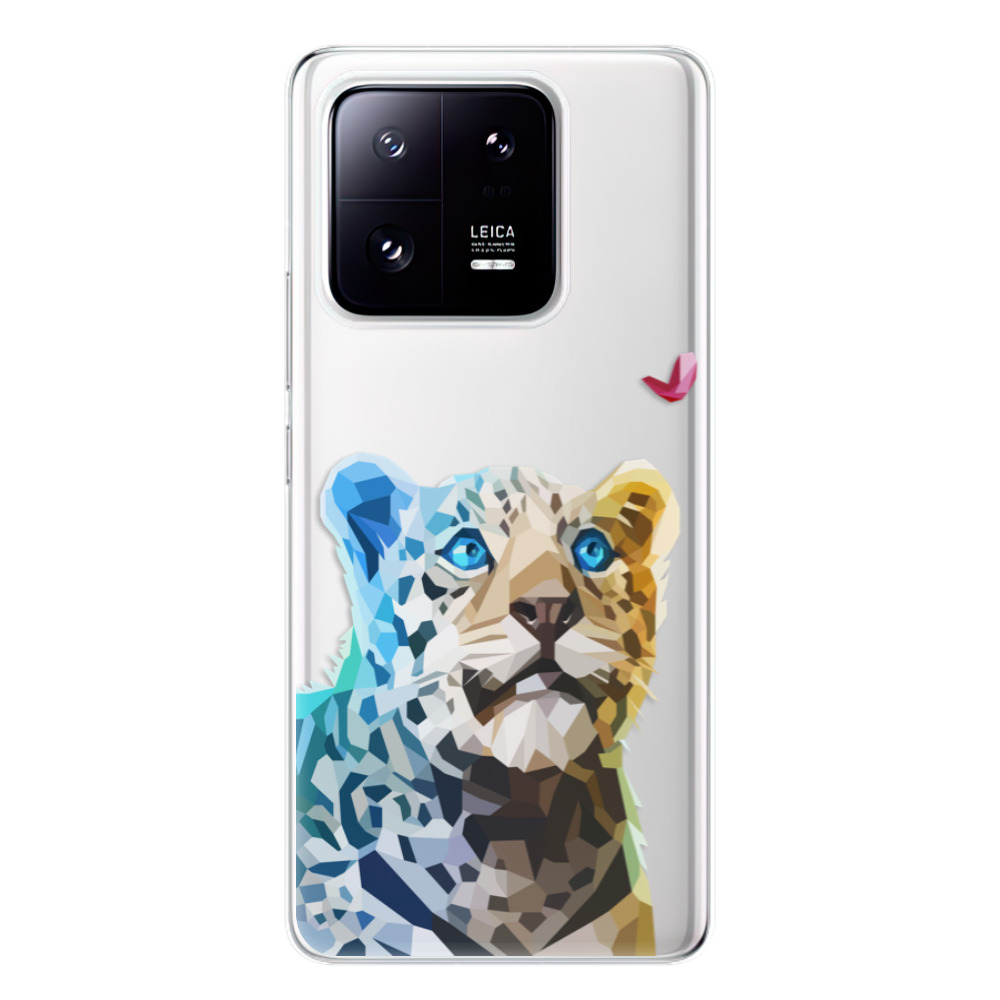 Odolné silikónové puzdro iSaprio - Leopard With Butterfly - Xiaomi 13 Pro