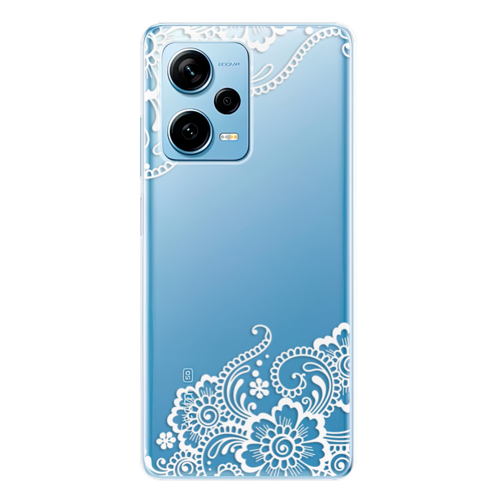 Odolné silikónové puzdro iSaprio - White Lace 02 - Xiaomi Redmi Note 12 Pro 5G / Poco X5 Pro 5G
