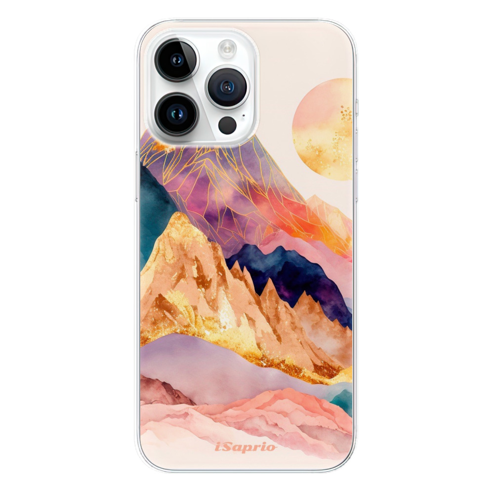 Odolné silikónové puzdro iSaprio - Abstract Mountains - iPhone 15 Pro Max