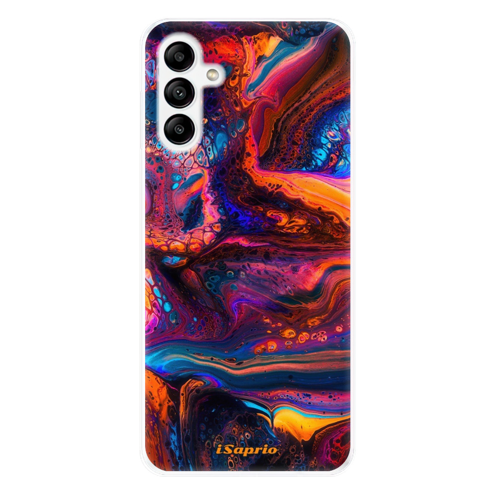 Odolné silikónové puzdro iSaprio - Abstract Paint 02 - Samsung Galaxy A04s