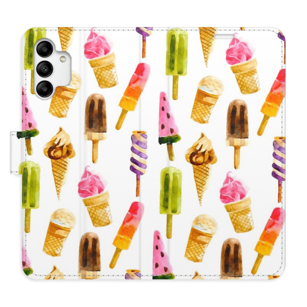 Flipové puzdro iSaprio - Ice Cream Pattern - Samsung Galaxy A04s