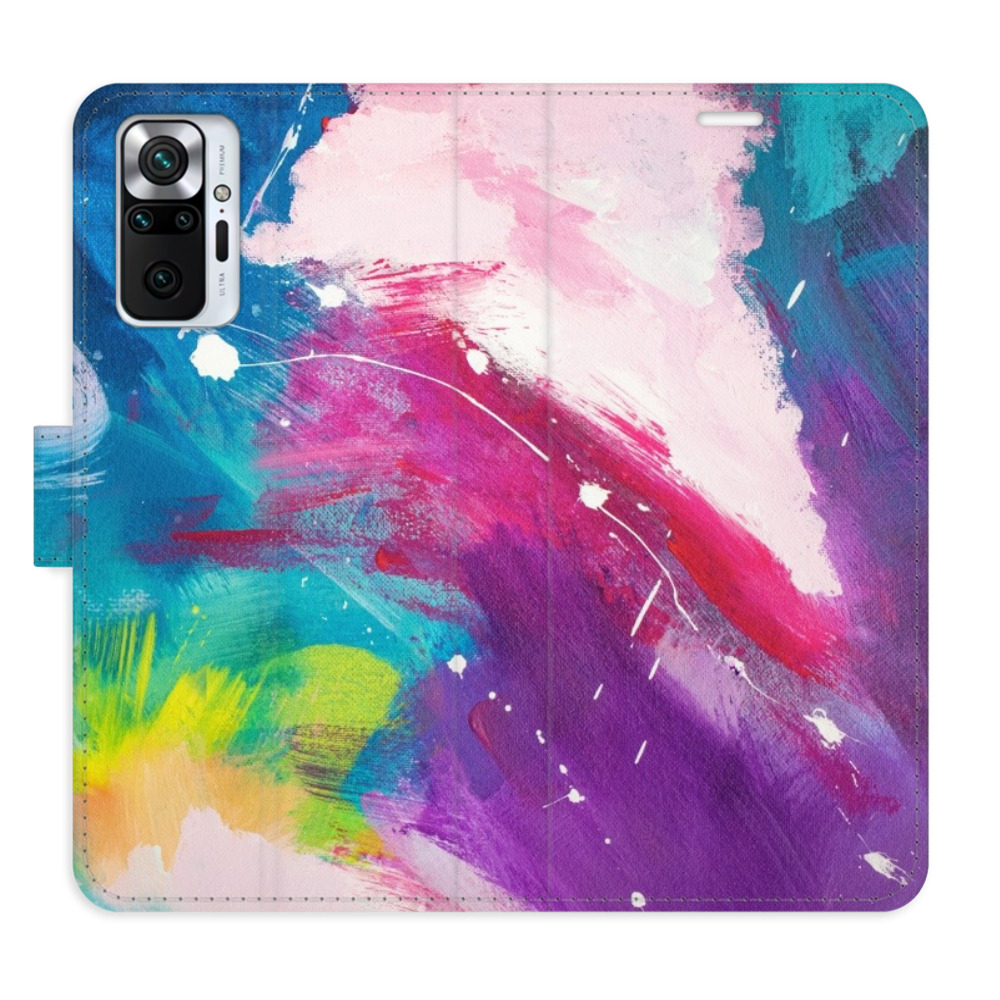 E-shop Flipové puzdro iSaprio - Abstract Paint 05 - Xiaomi Redmi Note 10 Pro