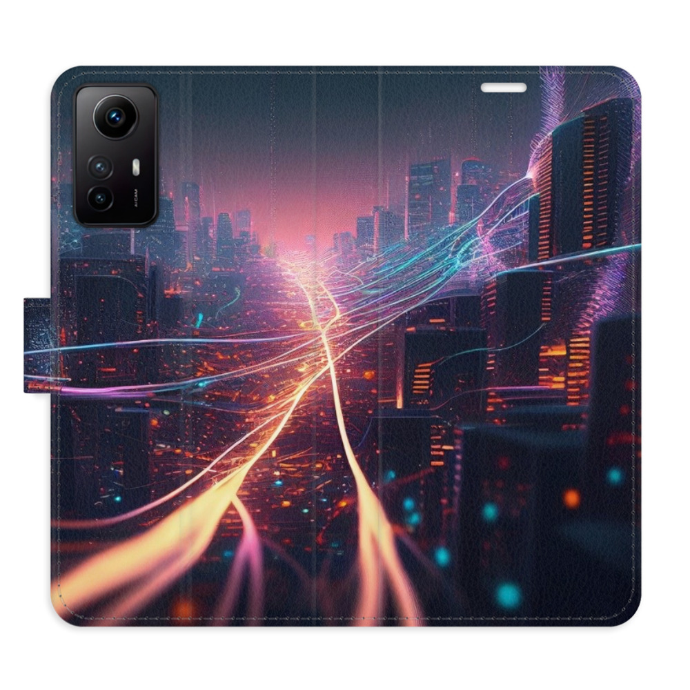 Flipové puzdro iSaprio - Modern City - Xiaomi Redmi Note 12S