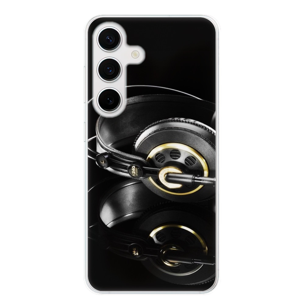 Odolné silikónové puzdro iSaprio - Headphones 02 - Samsung Galaxy S24