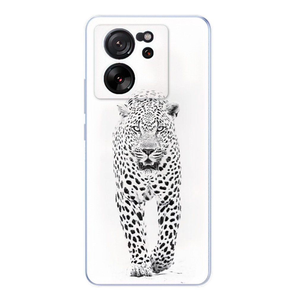 Odolné silikónové puzdro iSaprio - White Jaguar - Xiaomi 13T / 13T Pro