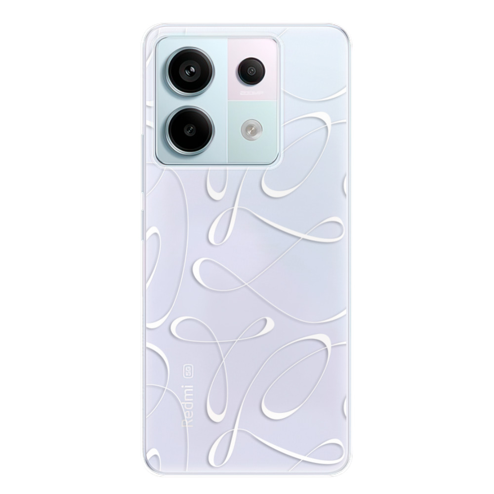 Odolné silikónové puzdro iSaprio - Fancy - white - Xiaomi Redmi Note 13 Pro 5G / Poco X6 5G