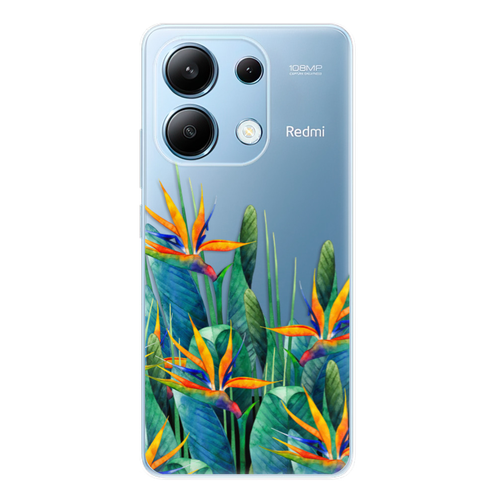 Odolné silikónové puzdro iSaprio - Exotic Flowers - Xiaomi Redmi Note 13