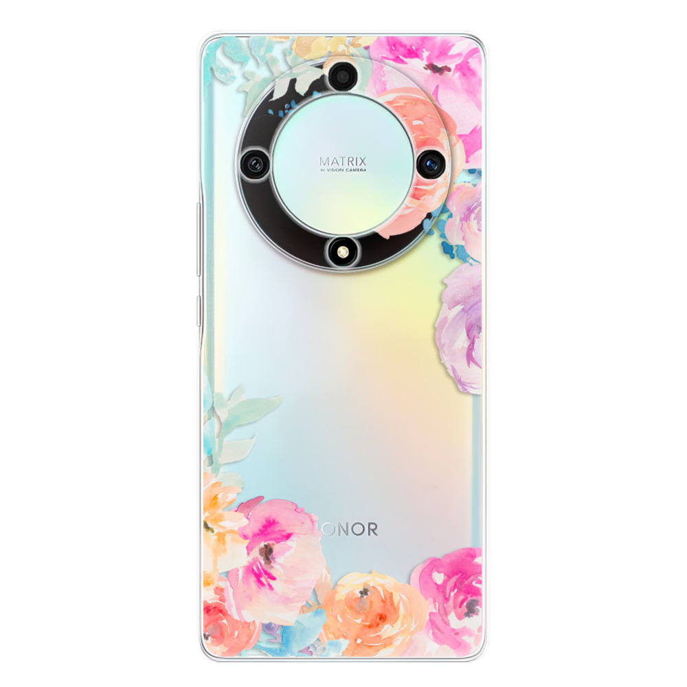 Odolné silikónové puzdro iSaprio - Flower Brush - Honor Magic5 Lite 5G