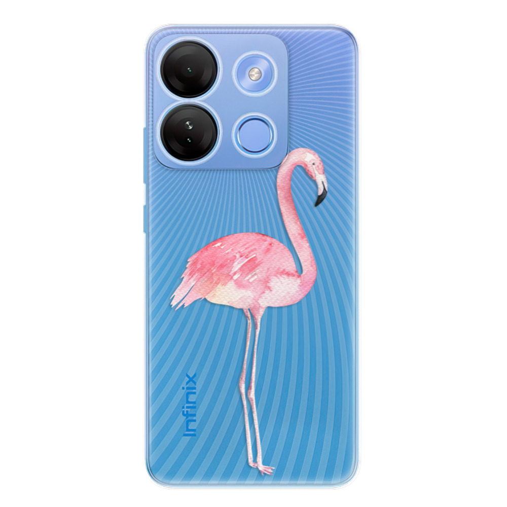 Odolné silikónové puzdro iSaprio - Flamingo 01 - Infinix Smart 7