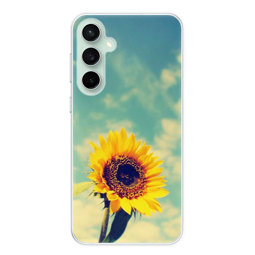 Odolné silikónové puzdro iSaprio - Sunflower 01 - Samsung Galaxy S23 FE