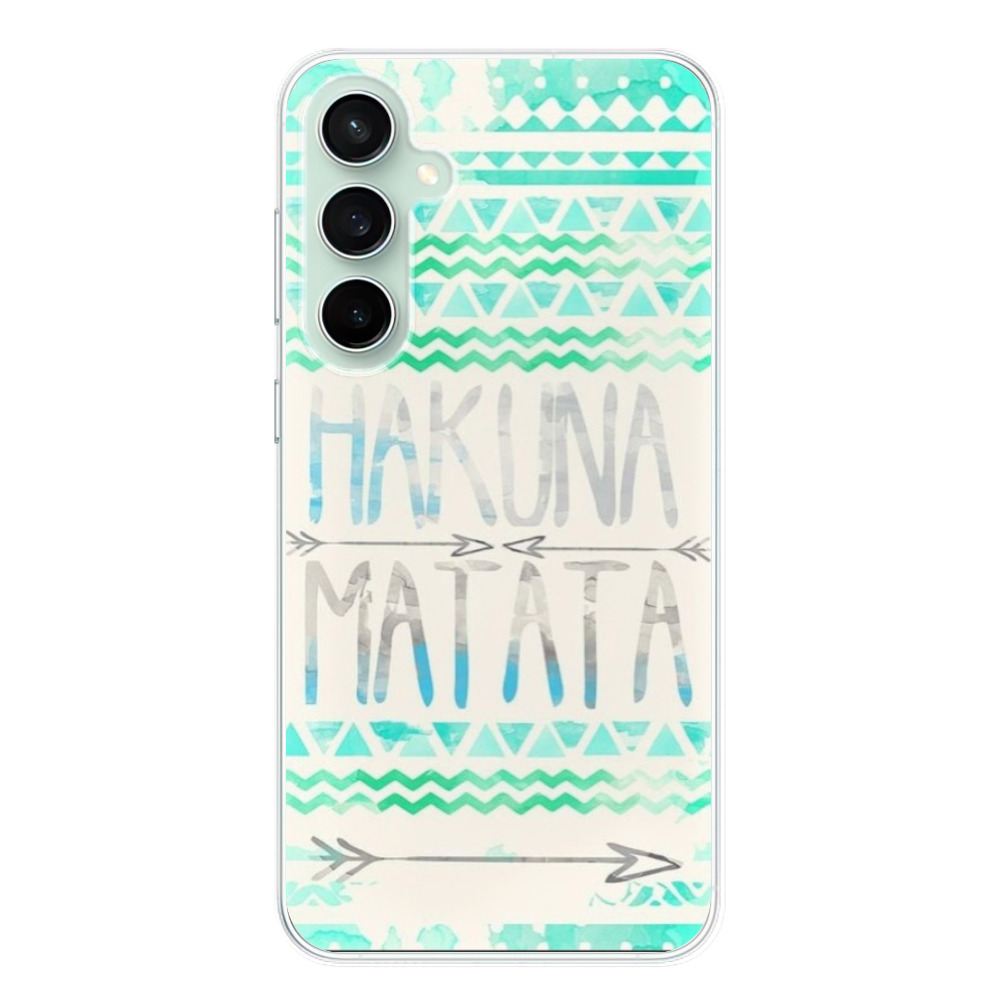 Odolné silikónové puzdro iSaprio - Hakuna Matata Green - Samsung Galaxy S23 FE