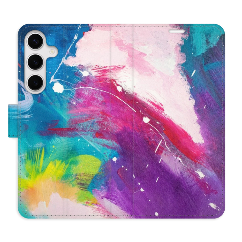 E-shop Flipové puzdro iSaprio - Abstract Paint 05 - Samsung Galaxy S24+