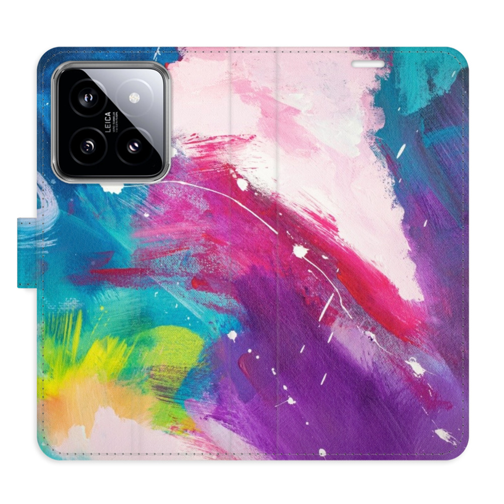 Flipové puzdro iSaprio - Abstract Paint 05 - Xiaomi 14