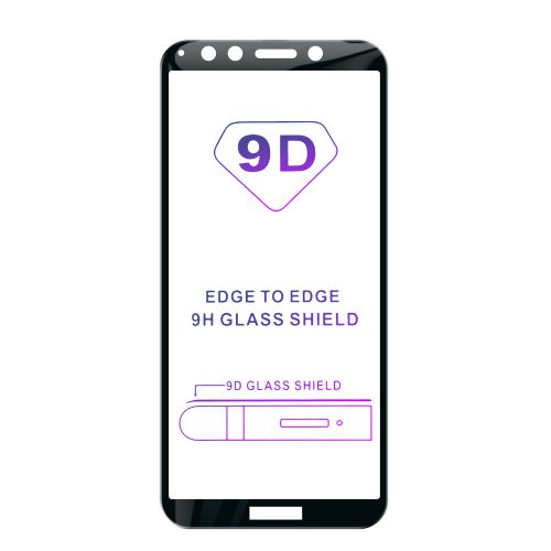 Tvrdené sklo iSaprio 9D BLACK pre Huawei Honor 7A