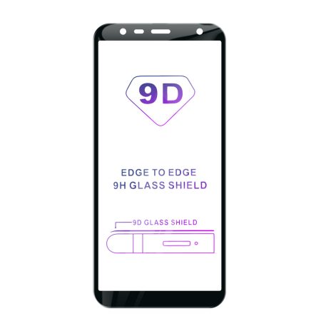 Tvrdené sklo iSaprio 9D BLACK pre Samsung Galaxy J4+/J6+