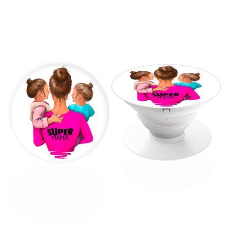 PopSocket iSaprio – Super Mama - Two Girls – držák na mobil