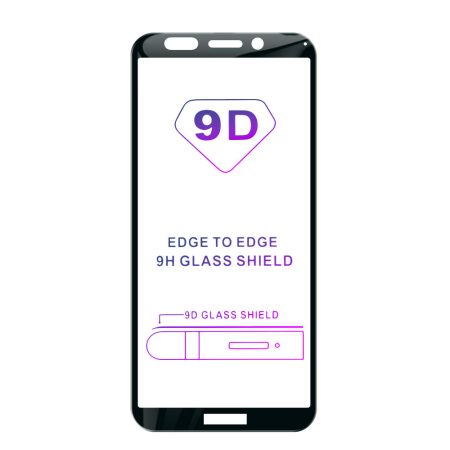 Tvrdené sklo iSaprio 9D BLACK pre Huawei Y5 2018