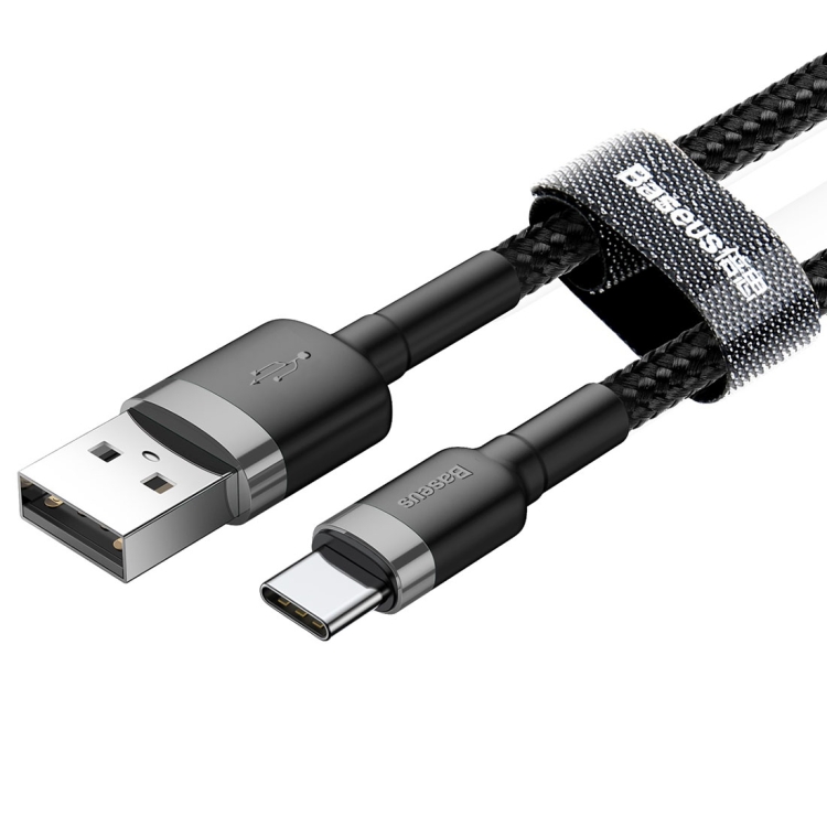 E-shop Nabíjací a dátový odolný kábel Baseus USB na USB-C, 3A, 1m